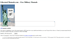 Desktop Screenshot of liberatedmanuals.com