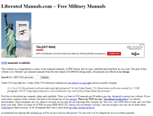 Tablet Screenshot of liberatedmanuals.com